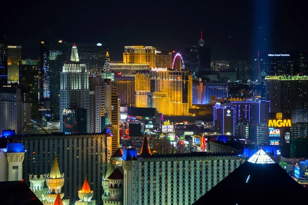 Las Vegas Abril 2018 Vista Aérea Panorámica Franja Las Vegas — Foto de Stock