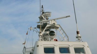 Savaş gemisi üst güverte radar dönüşü