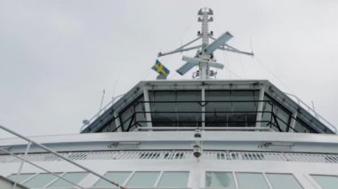 Savaş gemisi üst güverte radar dönüşü