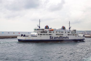 Kattegat Boğazı'ndan Danimarka'ya giden feribot