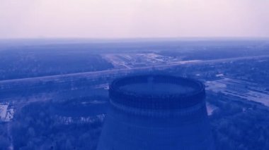 Çernobil Nükleer Santrali, tonda renkli video