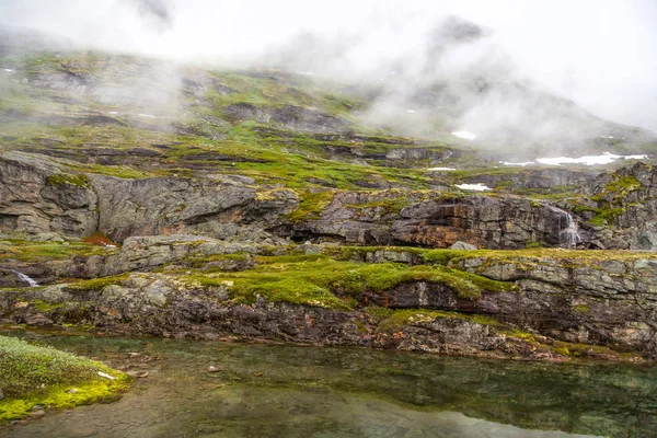 Piękna przyroda Norwegia krajobraz naturalny — Zdjęcie stockowe