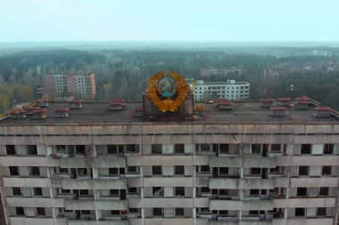 Çernobil yakınlarındaki Pripyat hayalet kasabası NPP, Ukrayna