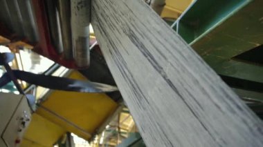 Büyük bir lastik fabrikası yakın çekim üzerinde kauçuk bant.
