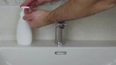 Coronavirus salgını önleme. Doğru yıkama eli