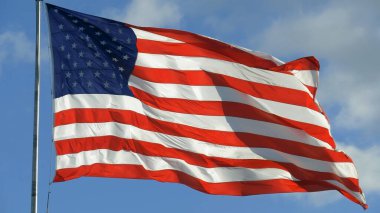 Amerika Birleşik Devletleri 'nde Amerikan Bayrağı Dalgalanması