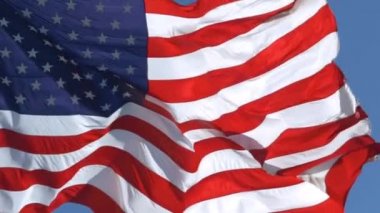 Amerika Birleşik Devletleri 'nde Amerikan Bayrağı Dalgalanması