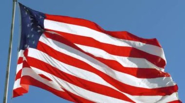Amerikan bayrağı - ABD 'de özgürlüğün sembolü, 4K