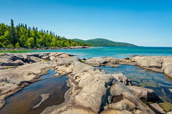 Scenic Landscape view at Neys Provincial Park — Stock Photo, Image