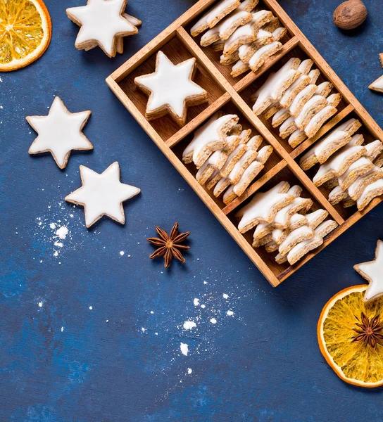 Traditional Cinnamon Star Cookies — Stock Photo, Image