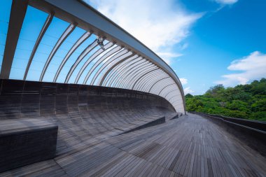 Henderson dalga köprü mavi gökyüzü arka plan gündüz, Singapur '.