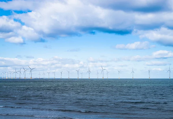 Offshore Wind Turbine Wind Farm Construction England Coast — Stock Photo, Image