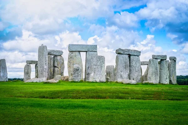 Stonehenge สาวร นโบราณโบราณ Wiltshire สหราชอาณาจ — ภาพถ่ายสต็อก