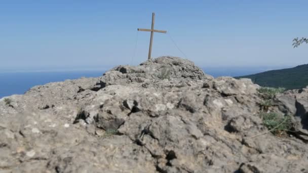 Stavri-가 야 산, 바다와 얄 타 도시에서 볼 — 비디오