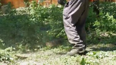 Çim kesme Park taşınabilir çim biçme makinesi ile