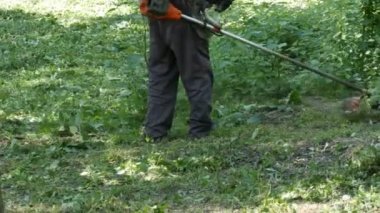 Çim kesme Park taşınabilir çim biçme makinesi ile