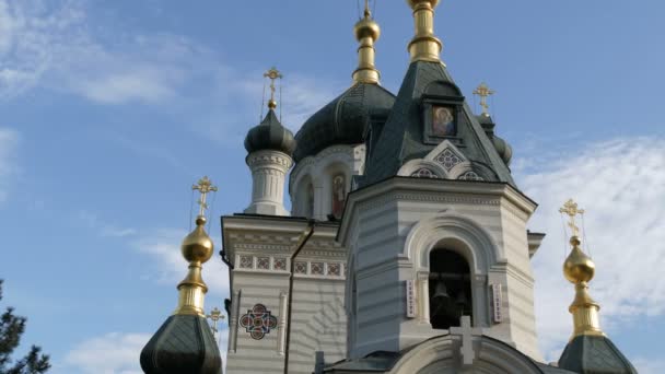 Foros ortodoxa kyrkan i Krim, Visa nära — Stockvideo