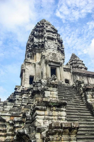 Stone Gate of Angkor Thom in Cambodia, Siem Reap Angkor