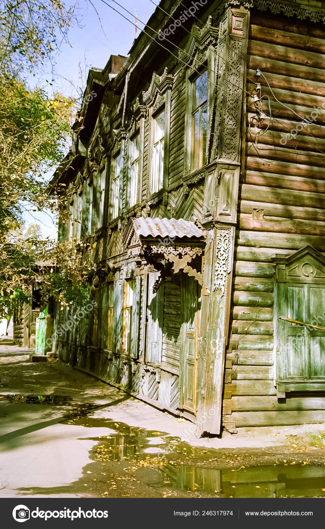 Plinths Windows Wooden Houses Ancient Style Decoration Window