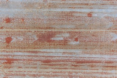 Galvanizli demir plaka doku rusted