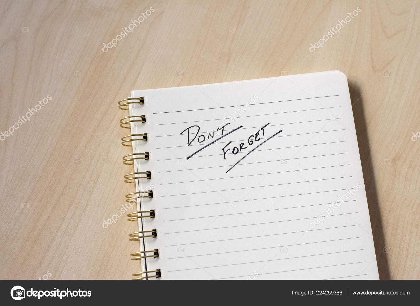 White Notebook Ideas Notes Wooden Desk \u2014 Stock Photo