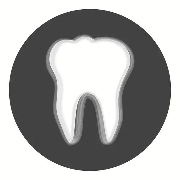 Ícone Barraca Logotipo Dente Logotipo Consultório Dentário Ilustração Vetorial — Vetor de Stock