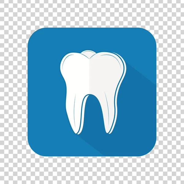 Icono Abolladura Aislado Sobre Fondo Transparente Logotipo Dental Logo Oficina — Vector de stock