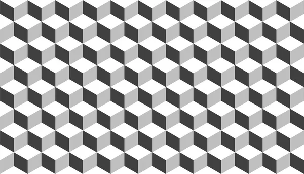 Modèle Carré Gris Réaliste Texture Cubique Medern Fond Symétrie Géométrique — Image vectorielle