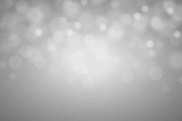 Abstrakter Bokeh Hintergrund Weiße Verschwommene Defokussierte Lichter Vorlage Weihnachtsbaumbeleuchtung Oder — Stockvektor