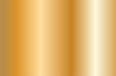 Gerçekçi altın degrade doku. Parlak altın metal folyo degrade. Vektör çizim