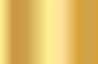 Gerçekçi altın degrade doku. Parlak altın metal folyo degrade. Vektör çizim