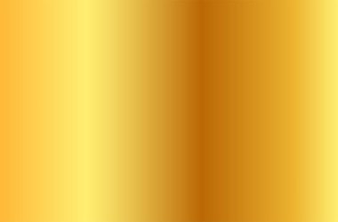 Gerçekçi altın degrade doku. Parlak altın metal folyo degrade. Vektör çizim