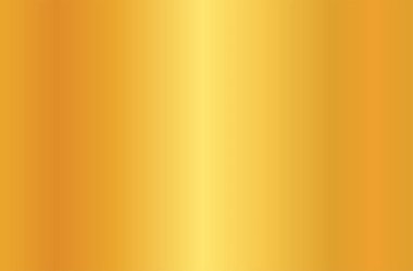 Gerçekçi altın degrade doku. Parlak altın metal folyo degrade. Vektör çizim