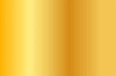 Gerçekçi altın degrade doku. Parlak altın metal folyo degrade. Vektör çizim