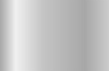 Gerçekçi gümüş degrade doku. Parlak metal folyo degrade. Vektör çizim