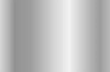 Gerçekçi gümüş degrade doku. Parlak metal folyo degrade. Vektör çizim