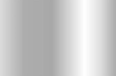 Gerçekçi gümüş degrade doku. Parlak metal folyo degrade. Vektör çizim