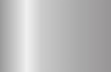 Gerçekçi gümüş degrade doku. Parlak metal folyo degrade. Vektör çizim