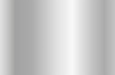 Gerçekçi gümüş degrade doku. Parlak metal folyo degrade. Vektör çizim