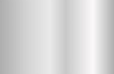 Gerçekçi gümüş degrade doku. Parlak metal folyo degrade. Vektör çizim