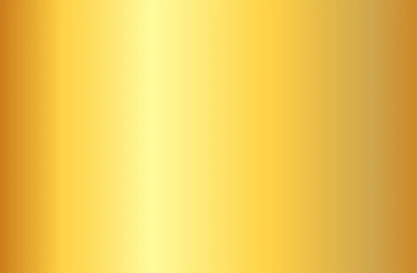 Realistische Goldgradienten Textur Goldglänzende Metallfolie Vektorillustration — Stockvektor