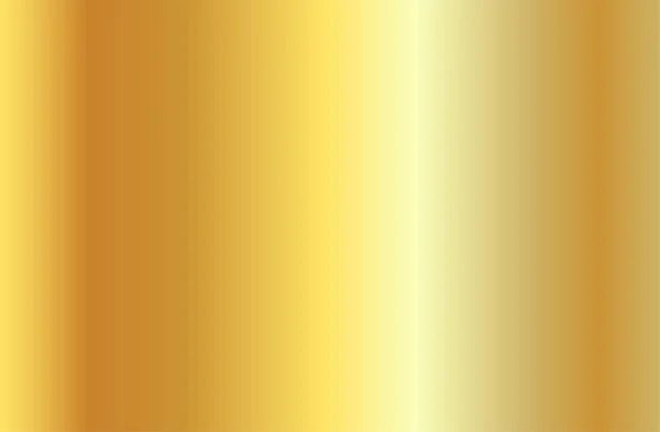 Textura Gradiente Oro Realista Gradiente Lámina Metal Dorado Brillante Ilustración — Archivo Imágenes Vectoriales