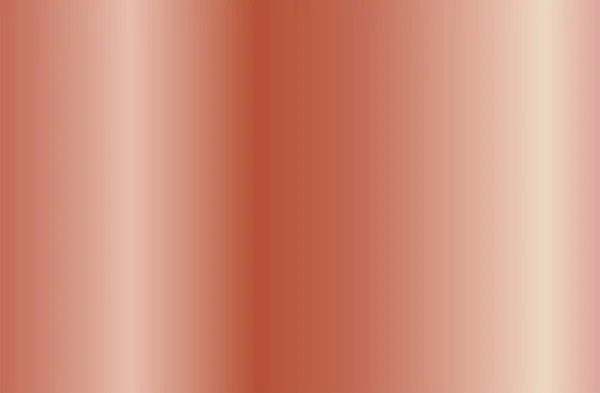 Textura Degradado Oro Rosa Realista Gradiente Lámina Metal Rosa Dorado — Vector de stock