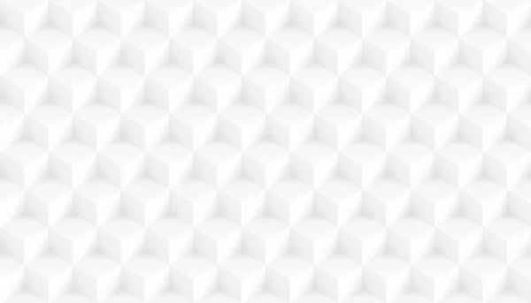 Padrão Quadrado Branco Realista Textura Cubo Medern Fundo Simetria Geométrica —  Vetores de Stock