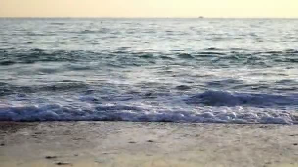 Olas Del Mar Mediterráneo Fondo Vacaciones Verano — Vídeos de Stock