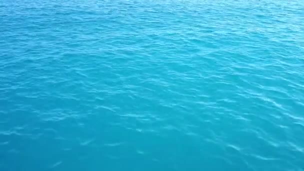 Ondas Mar Mediterrâneo Verão Férias Fundo — Vídeo de Stock