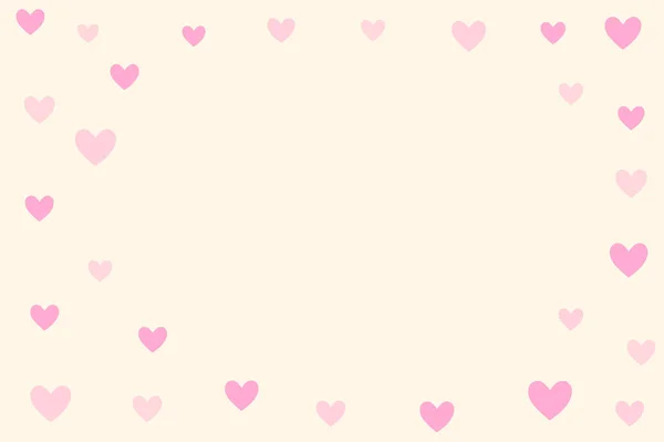 Fondo Del Día San Valentín Concepto Diseño Tarjetas Estilo Rosa — Vector de stock