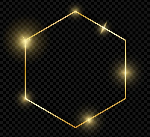 Gold Glanzende Vintage Art Rahmen Mit Schatten Isoliert Auf Transparentem Vektorgrafik Lizenzfreie Grafiken C Boxerx 237021342 Depositphotos