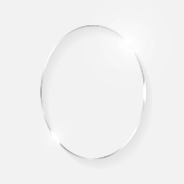 Beyaz arka planda izole gölgeler ile gümüş parlak parlayan Vintage çerçeve. Beyaz altın lüks gerçekçi sınır. Düğün, anneler veya Sevgililer günü konsepti. Xmas ve yeni yıl soyut. Vektör