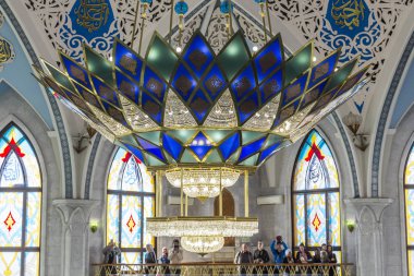 Kul-Sharif camiinin en iyi görünümü 